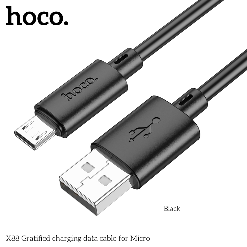 Câble USB vers Micro-USB "X88" charge et synchronisation des données