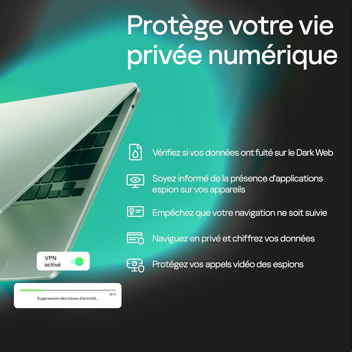 Kaspersky Plus Internet Security 2025 – 3 Appareils – 1 An – VPN illimité