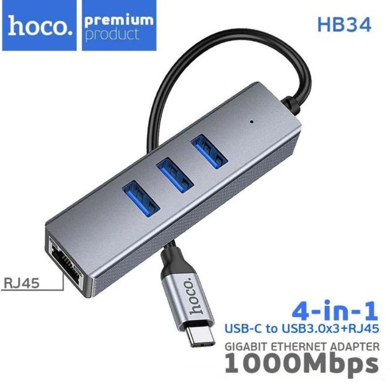 Adaptateur Réseau 4 en 1 HB34 HOCO