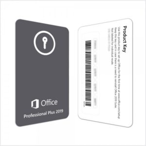 Clé d'Activation Microsoft Office 2019 Professionnel Plus